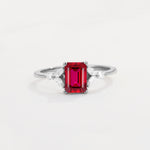 SR09245 Ruby Ring - Additional view