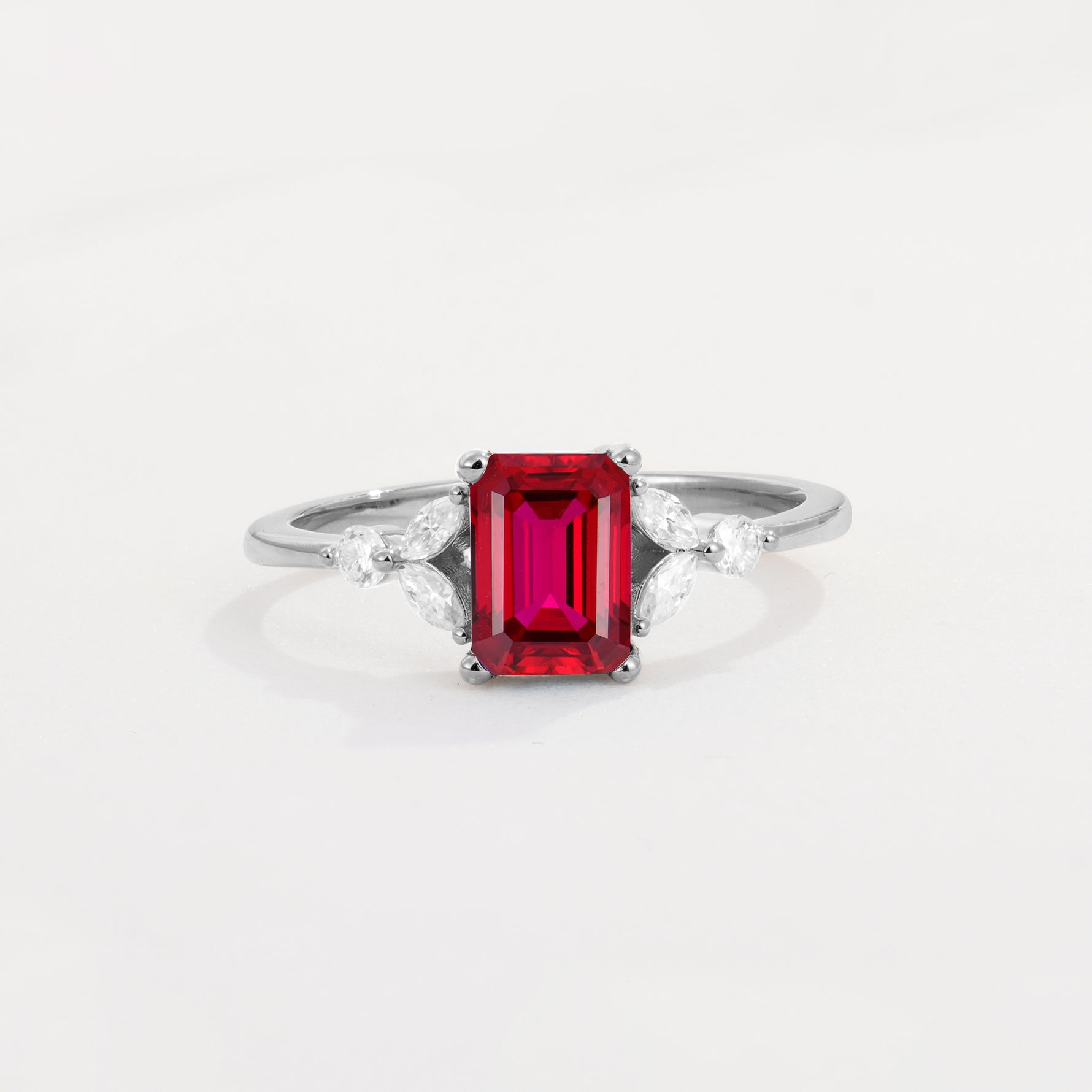 SR09245 Ruby Ring - Additional view
