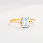 SR09245 Moissanite Ring - White-Gold