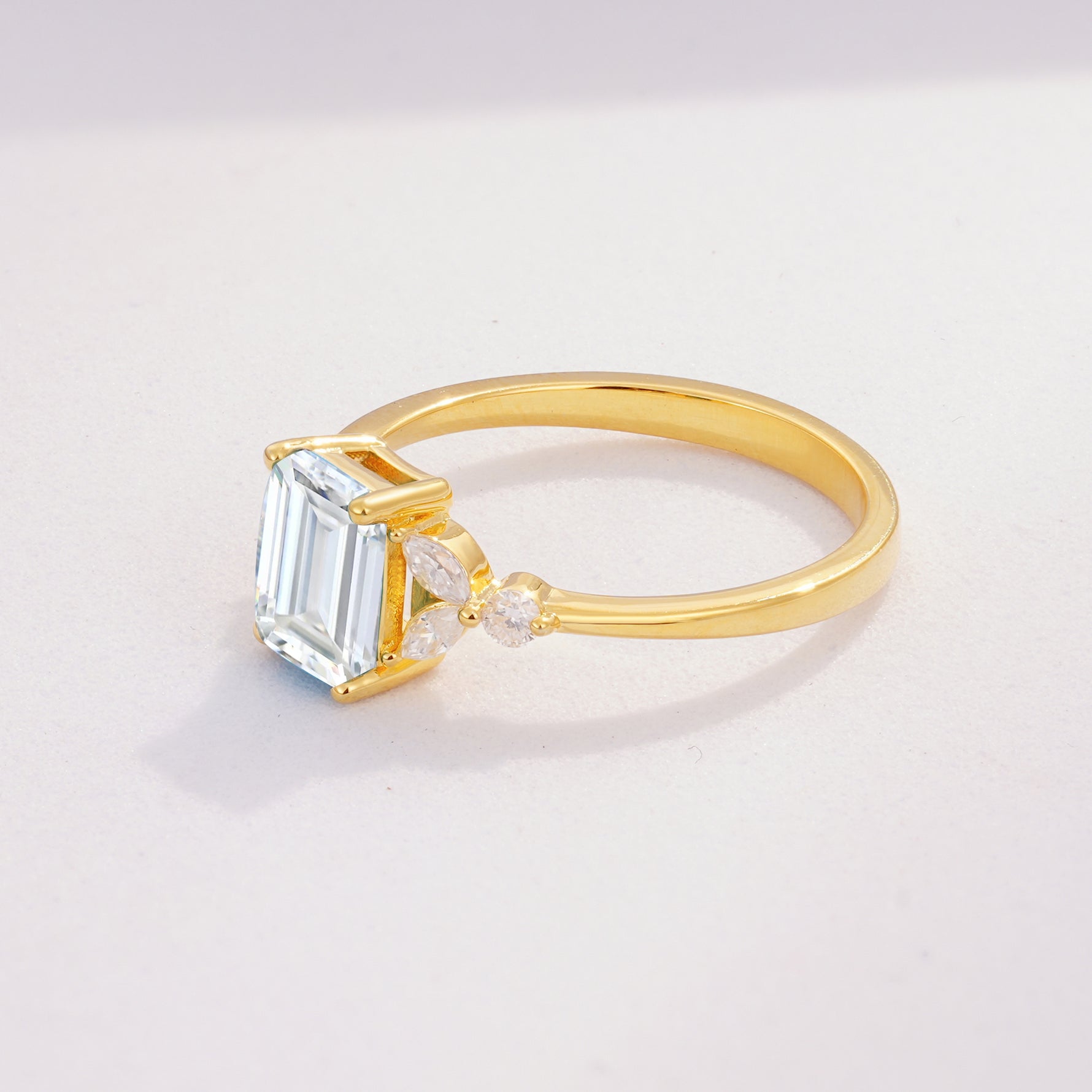 SR09245 Moissanite Ring - Additional view