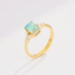 SR09245 Fire Opal Ring - Additional view