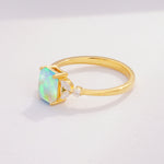 SR09245 Fire Opal Ring - Additional view
