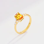 SR09245 Citrine Ring - Additional view