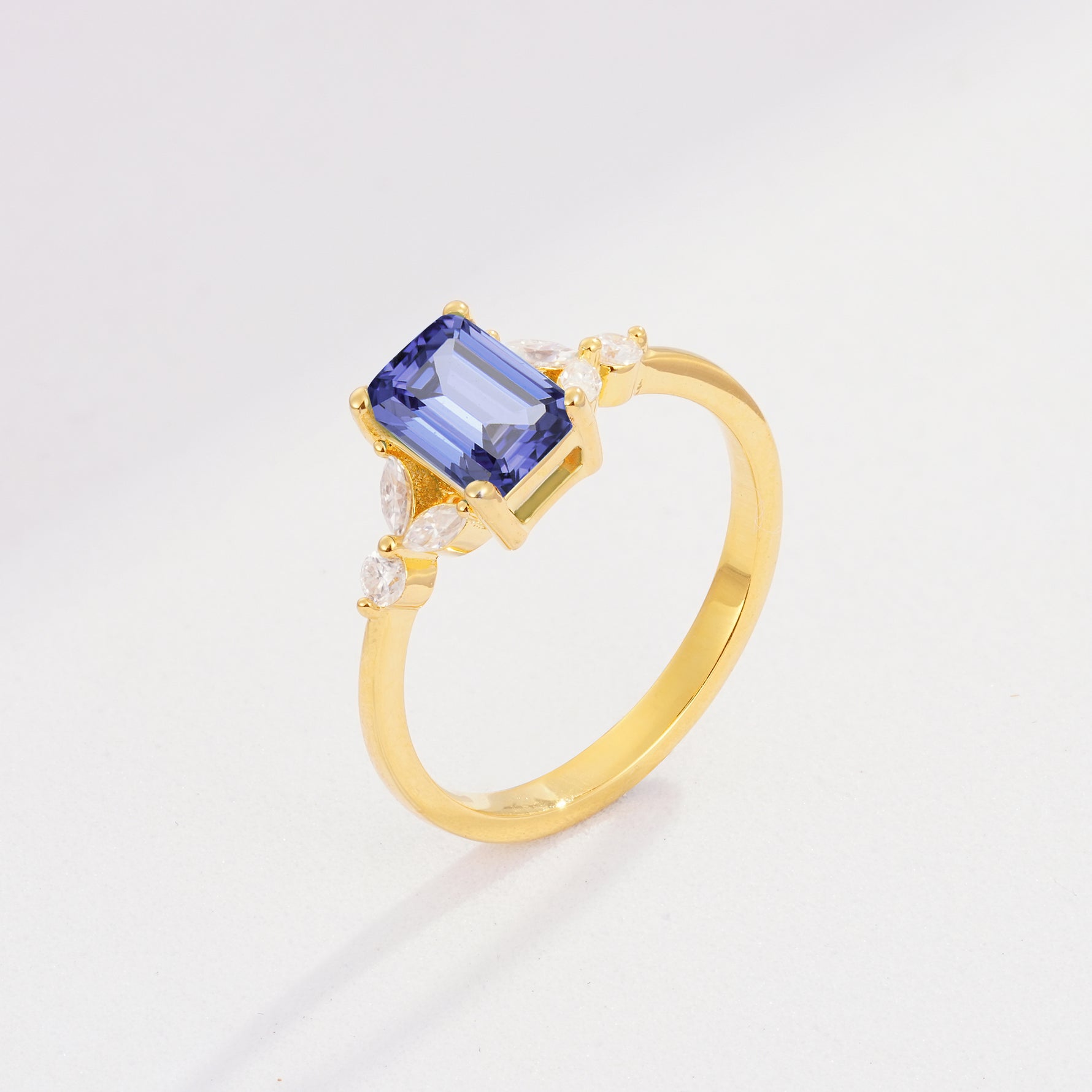 SR09245 Tanzanite Ring - Additional view