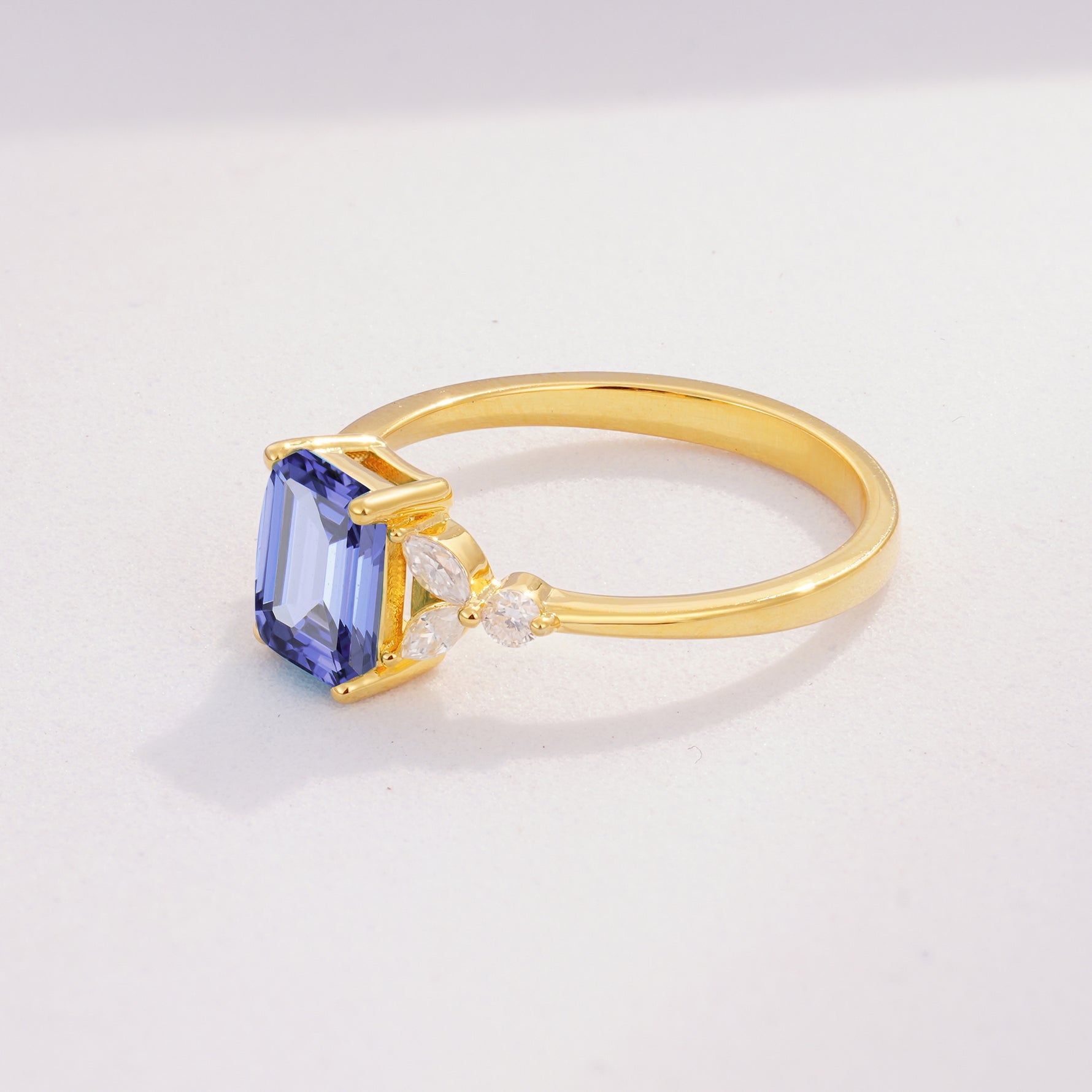 SR09245 Tanzanite Ring - Additional view