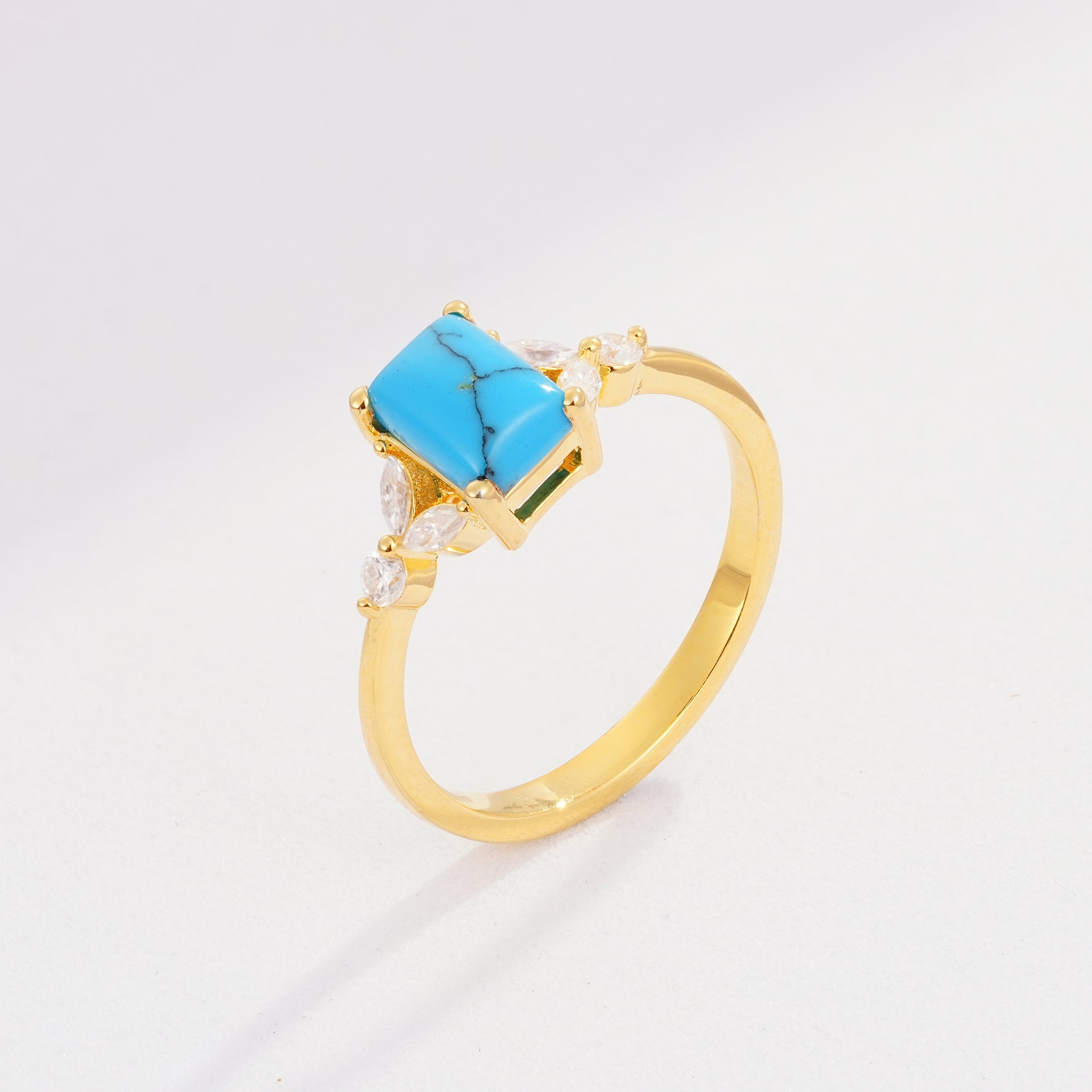 SR09245 Turquoise Ring - Additional view