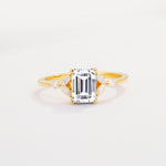 SR09245 Lab Diamond Ring - Yellow-Gold