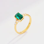 SR09245 Emerald Ring - Additional view