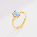 SR09245 Moonstone Ring - Additional view