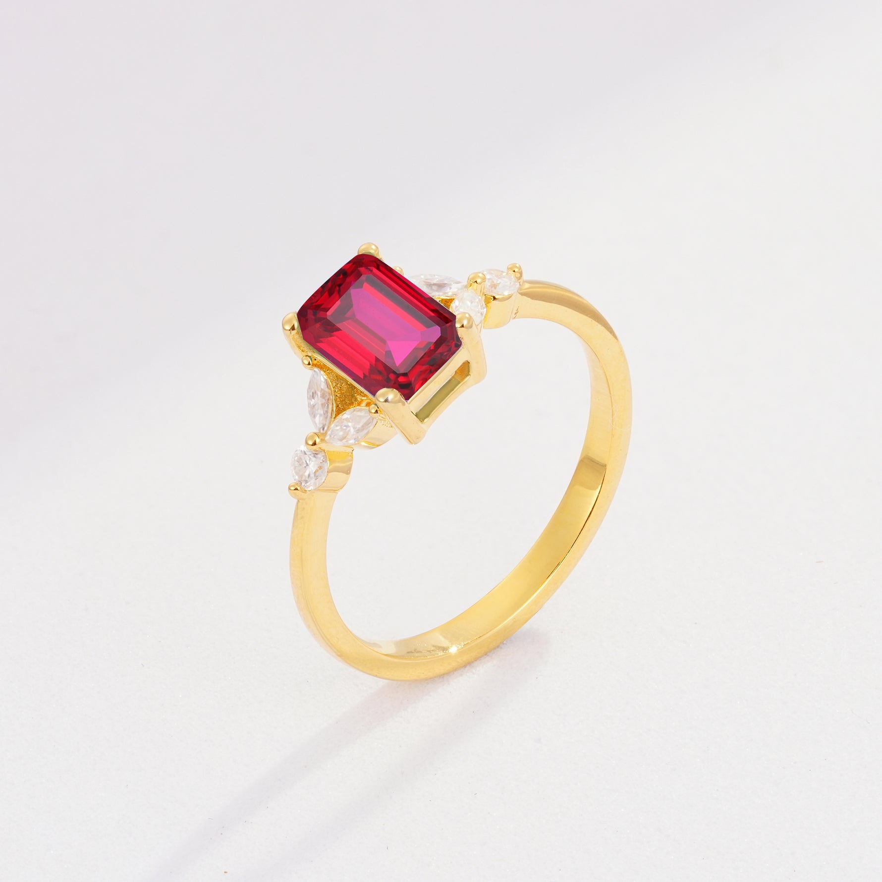 SR09245 Ruby Ring - Additional view
