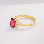 SR09245 Ruby Ring - Additional view