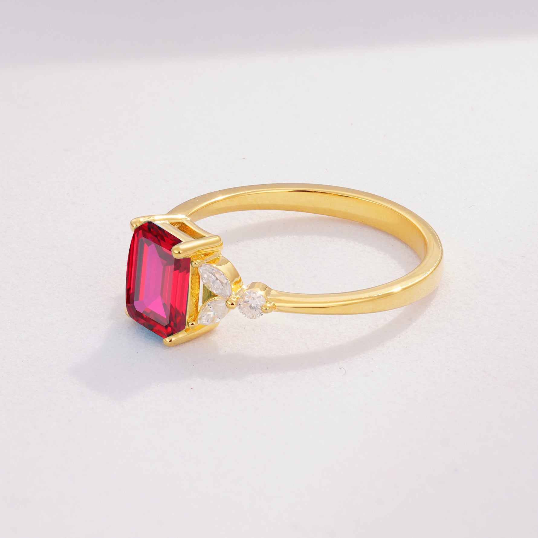 SR09245 Ruby Ring - Additional view