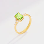 SR09245 Peridot Ring - Additional view