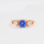 SR10658 Sapphire Ring - Additional view