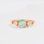 SR10658 Fire Opal Ring - Additional view