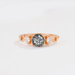 SR10658 Black Rutilated Quartz Ring - Additional view