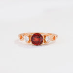 SR10658 Garnet Ring - Additional view
