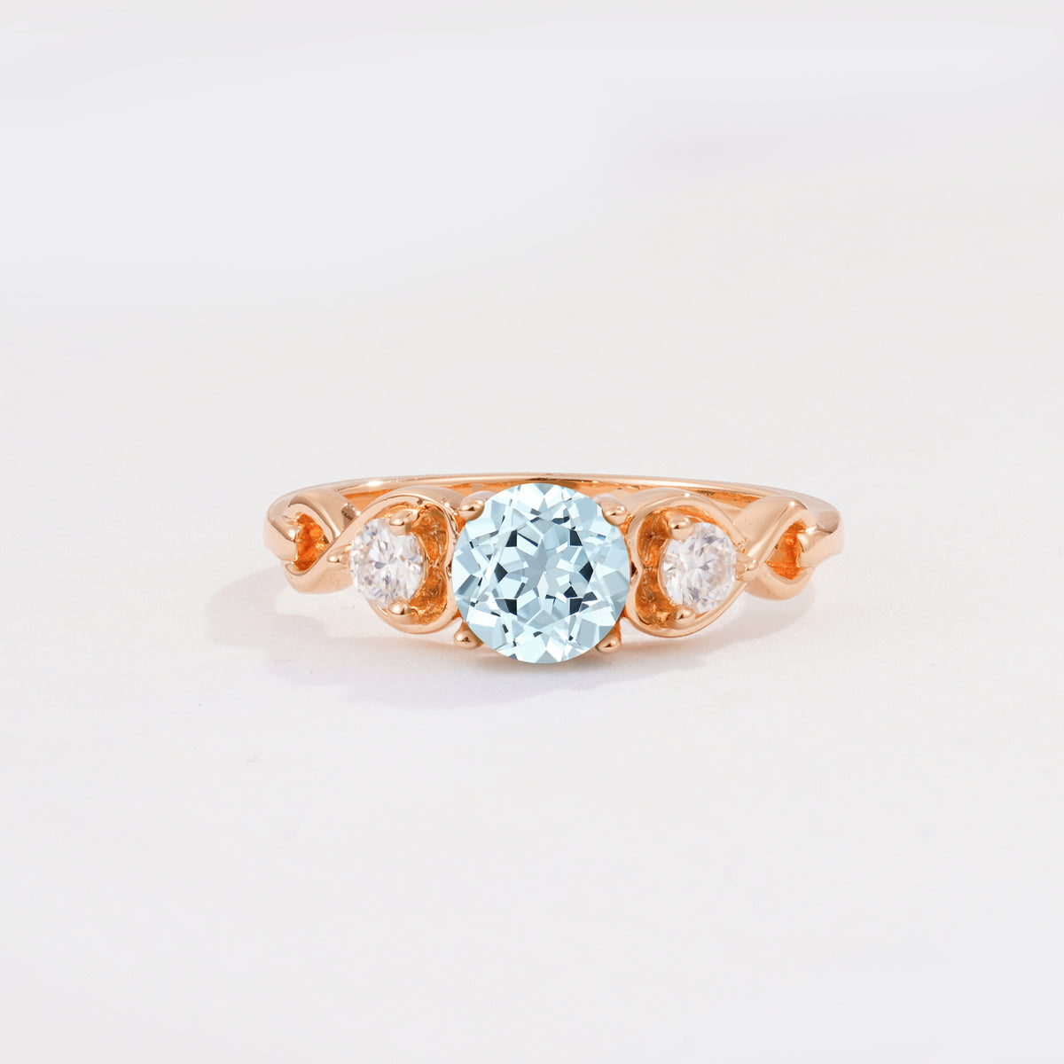 SR10658 Aquamarine Ring - Additional view