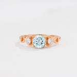 SR10658 Aquamarine Ring - Additional view