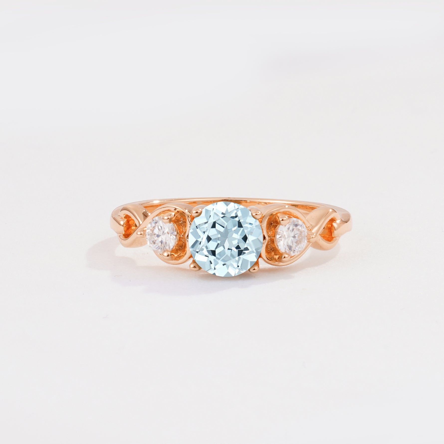 SR10658 Aquamarine Ring - Additional view