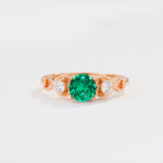 SR10658 Emerald Ring - Additional view