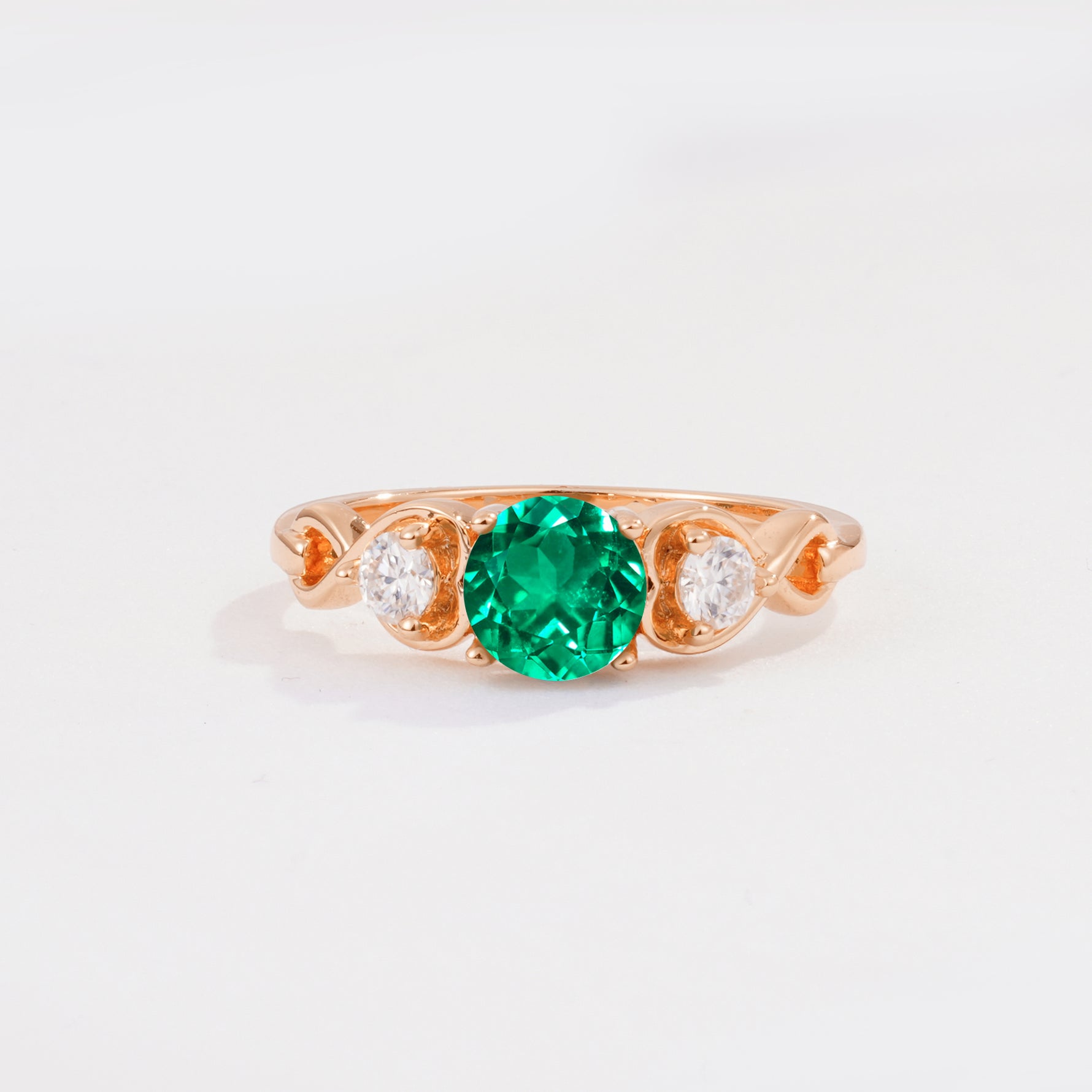 SR10658 Emerald Ring - Additional view