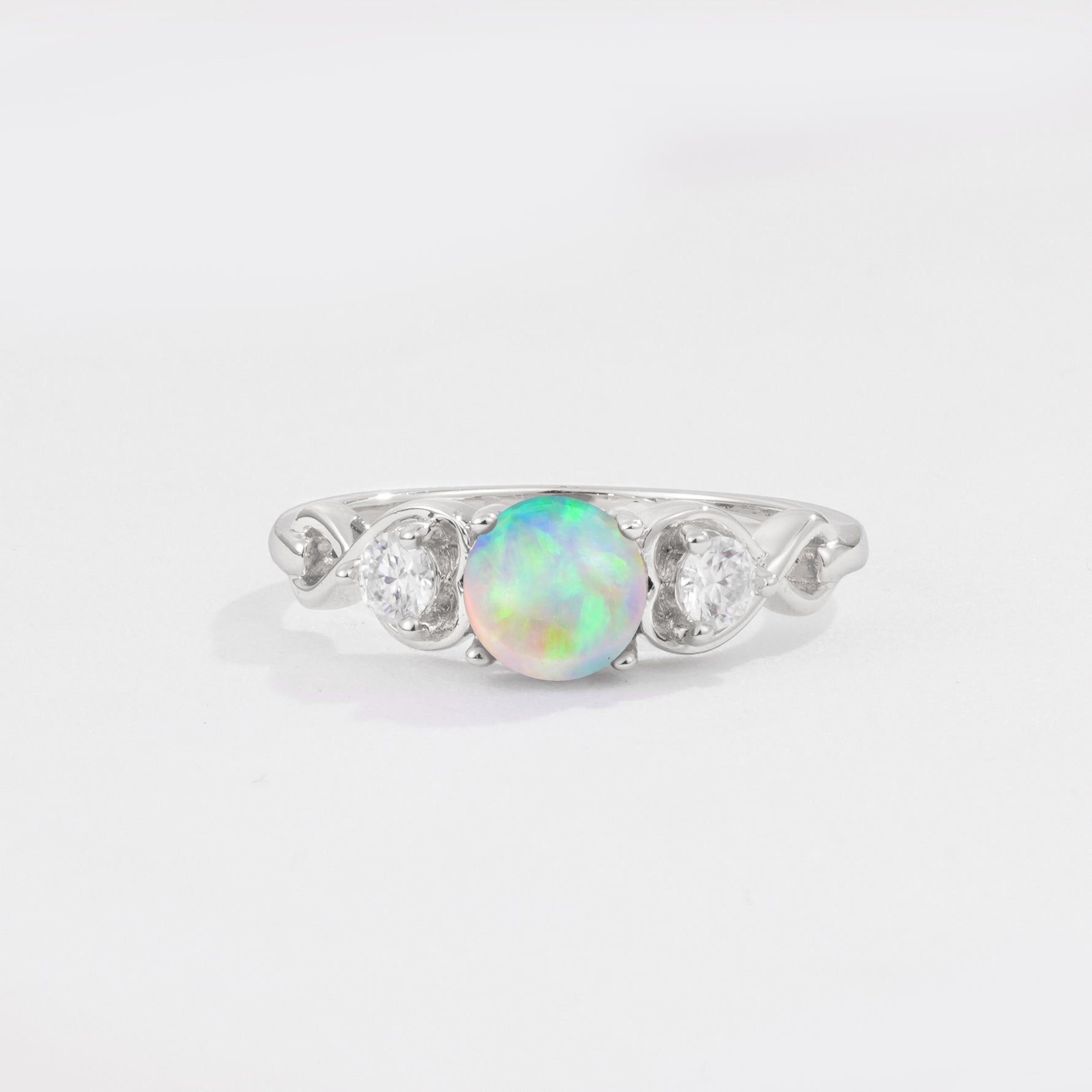 SR10658 Fire Opal Ring - Additional view