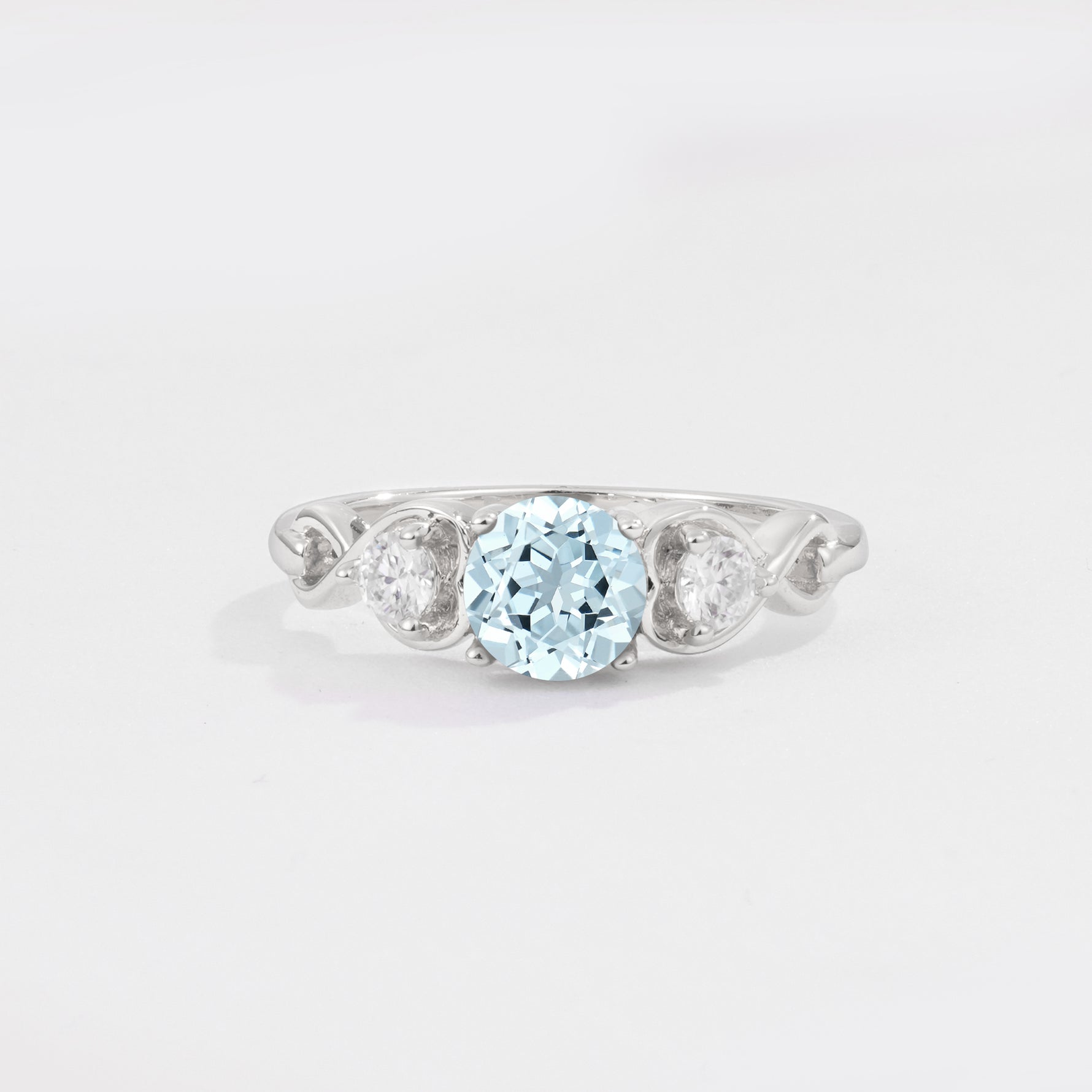 SR10658 Aquamarine Ring - Additional view