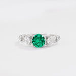 SR10658 Emerald Ring - Additional view