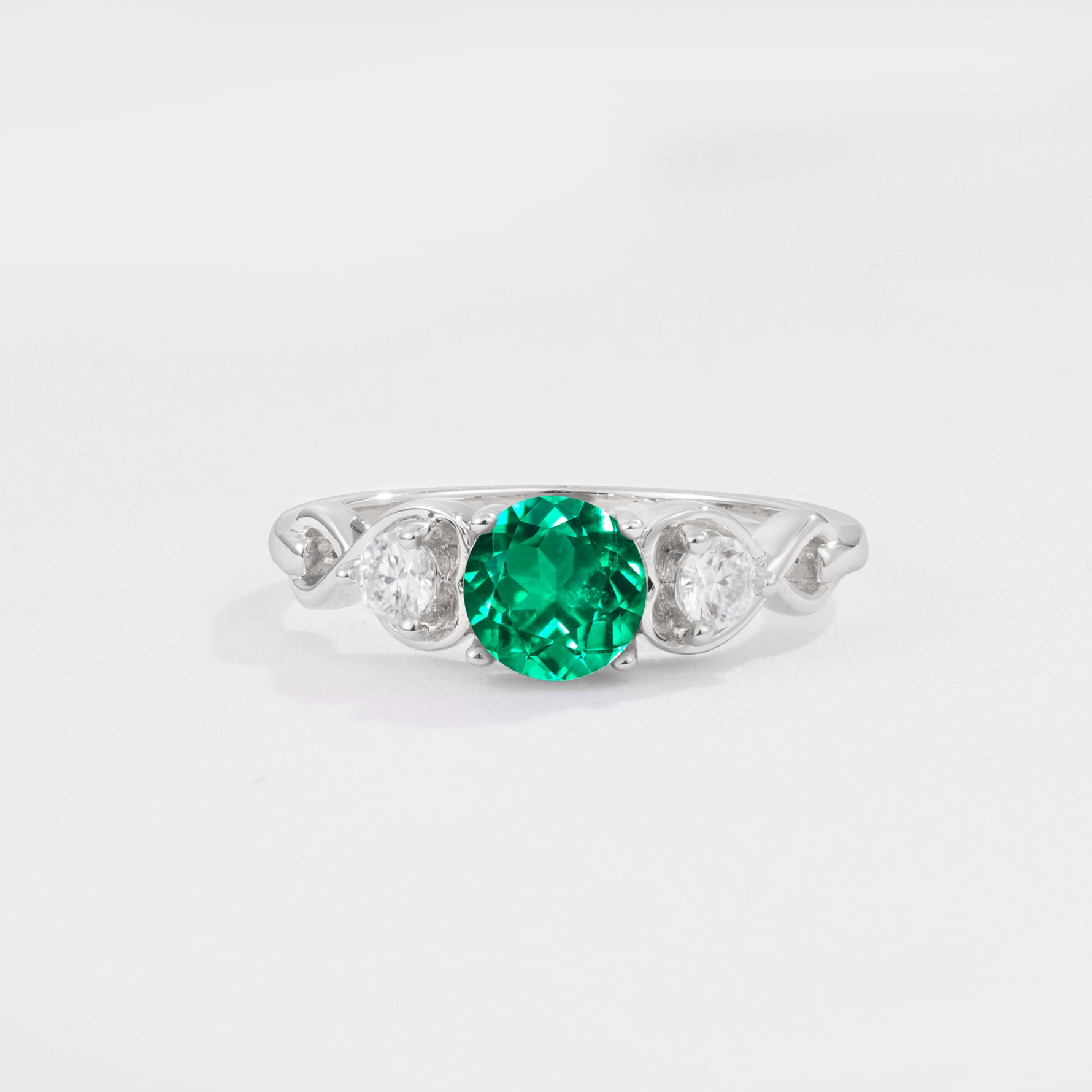 SR10658 Emerald Ring - Additional view