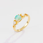 SR10658 Fire Opal Ring - Additional view