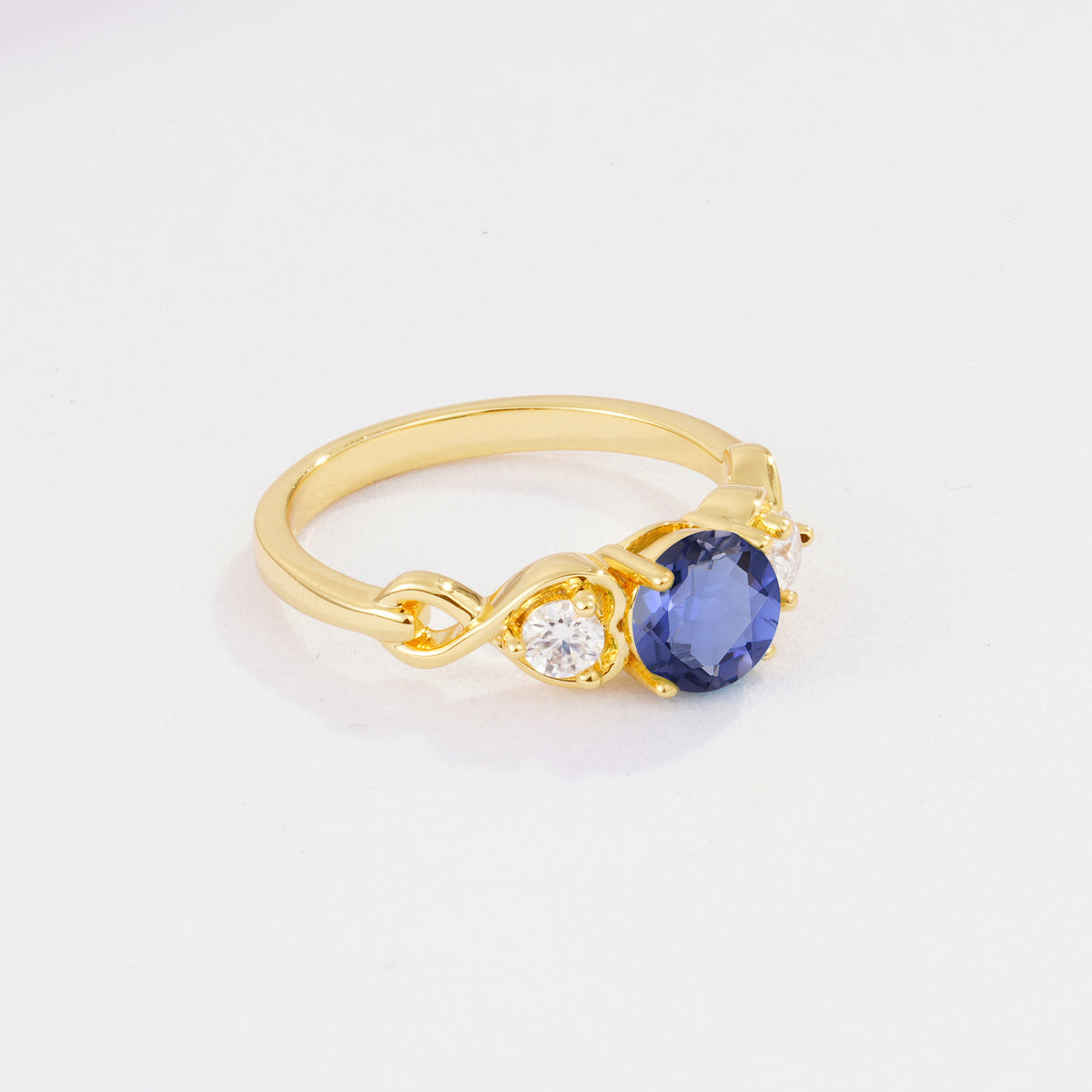 SR10658 Tanzanite Ring - White-Gold