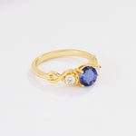 SR10658 Tanzanite Ring - White-Gold