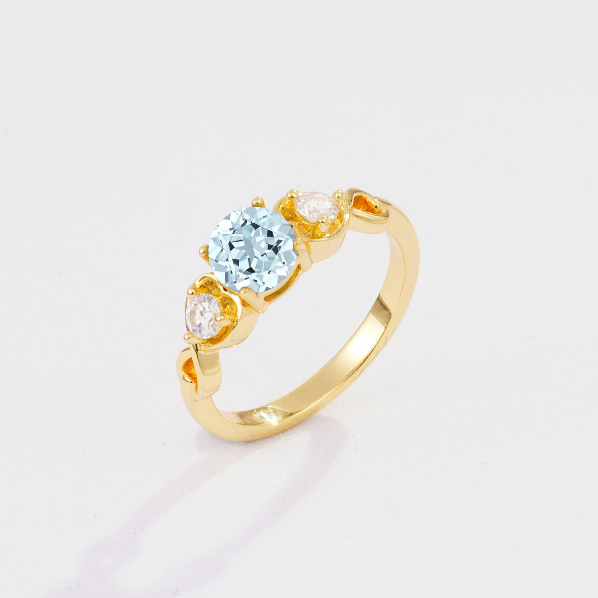 SR10658 Aquamarine Ring - Additional view