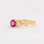 SR10658 Ruby Ring - Additional view