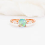 SR10909 Fire Opal Ring - Additional view