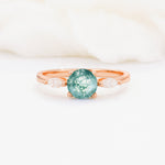 SR10909 Moss Agate Ring - Additional view