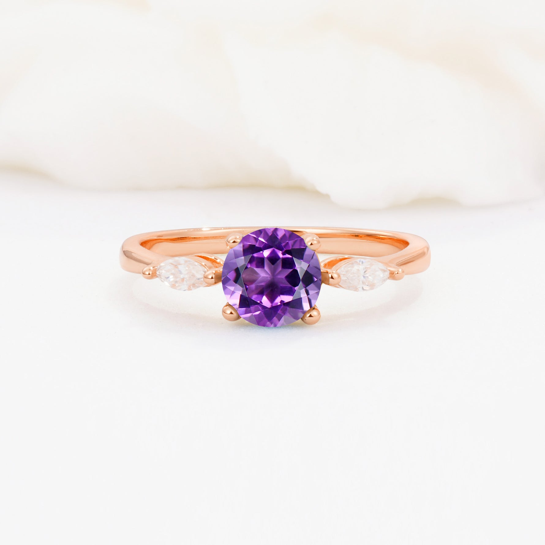 SR10909 Amethyst Ring - Additional view