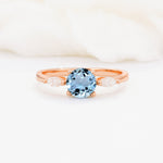 SR10909 Aquamarine Ring - Additional view