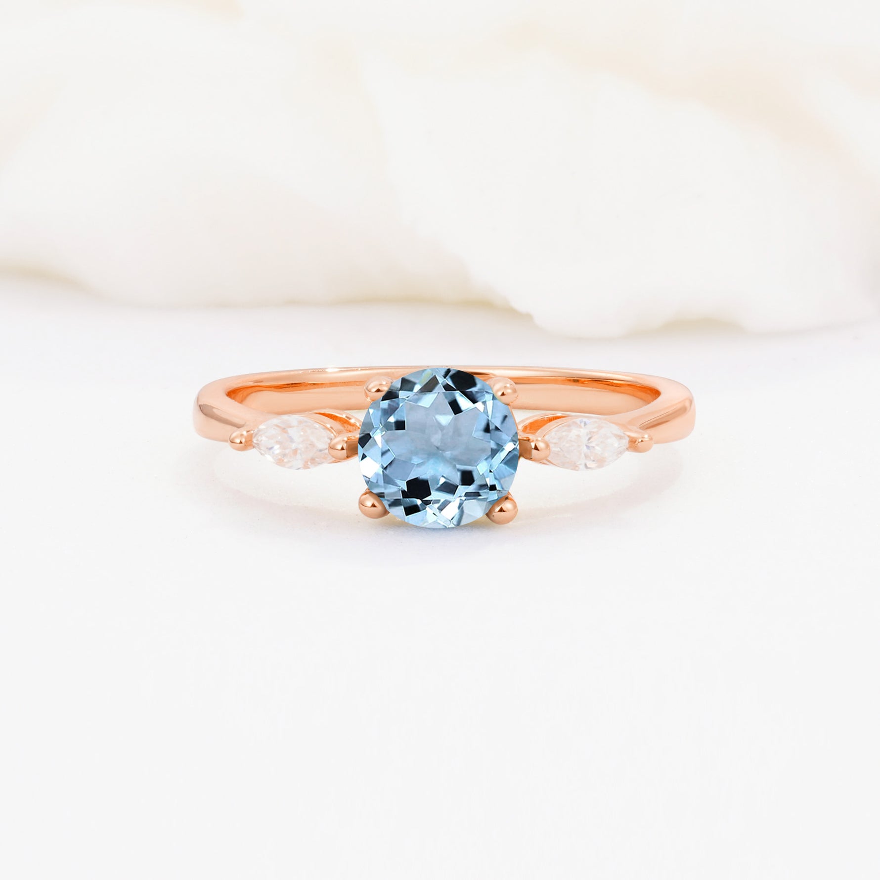 SR10909 Aquamarine Ring - Additional view