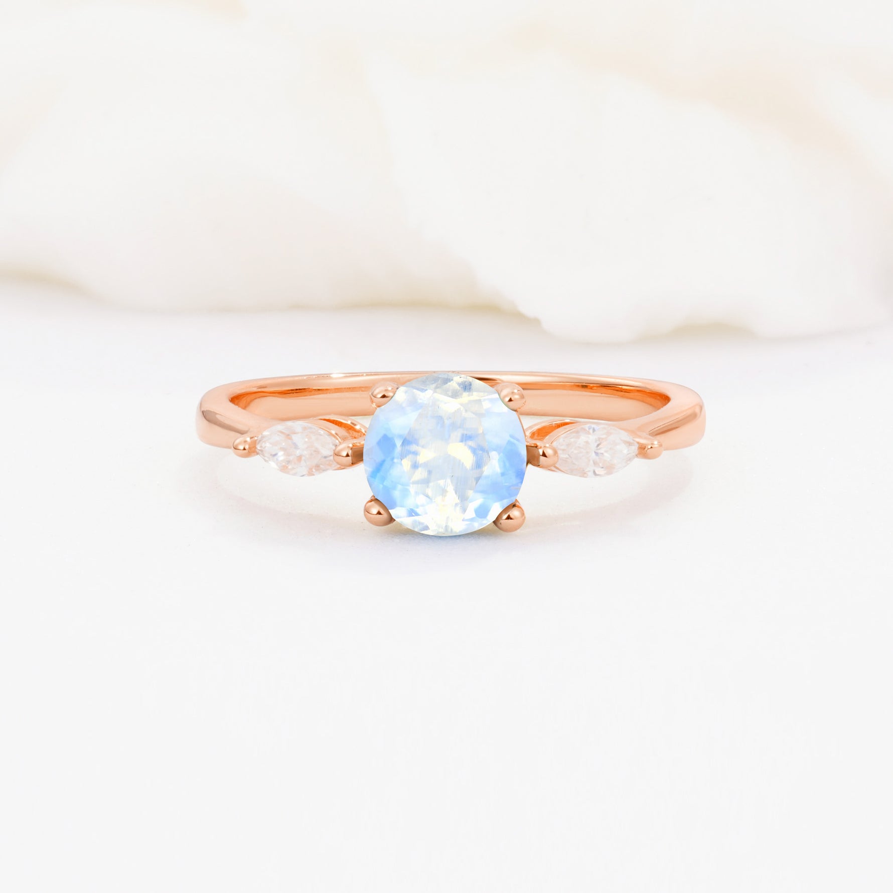 SR10909 Moonstone Ring - Additional view