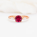 SR10909 Ruby Ring - Additional view