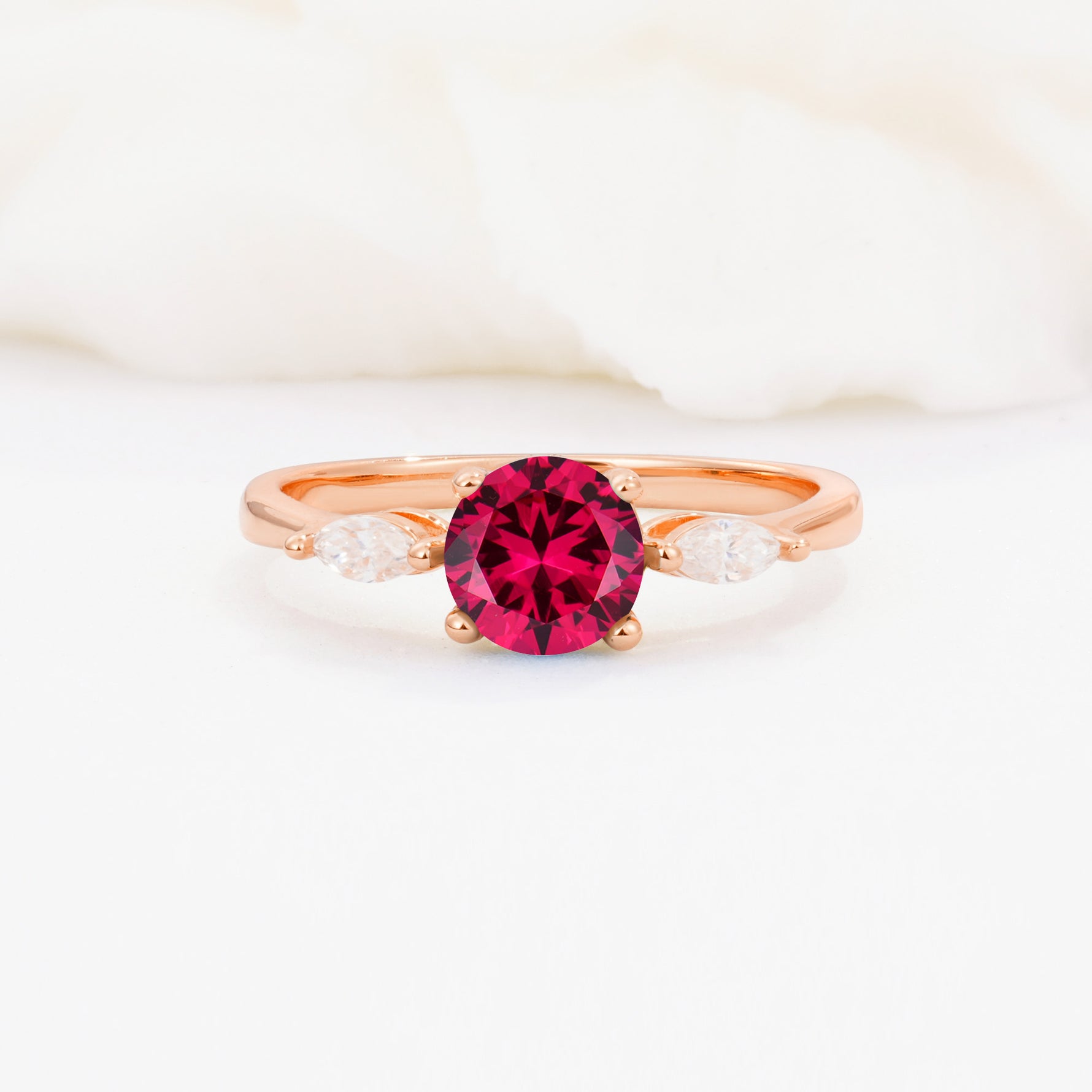 SR10909 Ruby Ring - Additional view