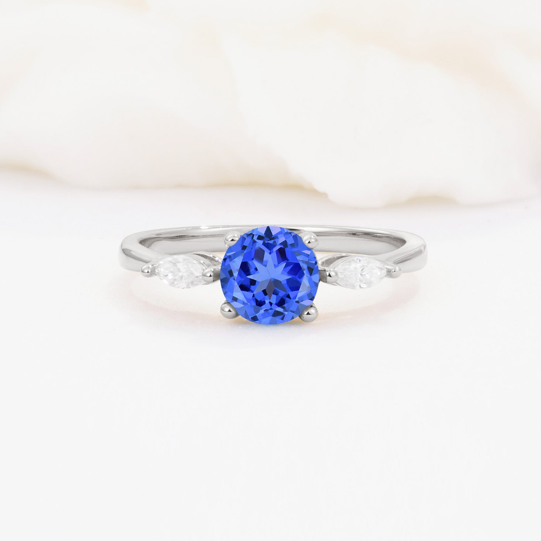 SR10909 Sapphire Ring - Additional view
