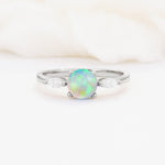 SR10909 Fire Opal Ring - Additional view