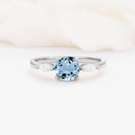 SR10909 Aquamarine Ring - Additional view