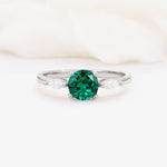 SR10909 Emerald Ring - Additional view