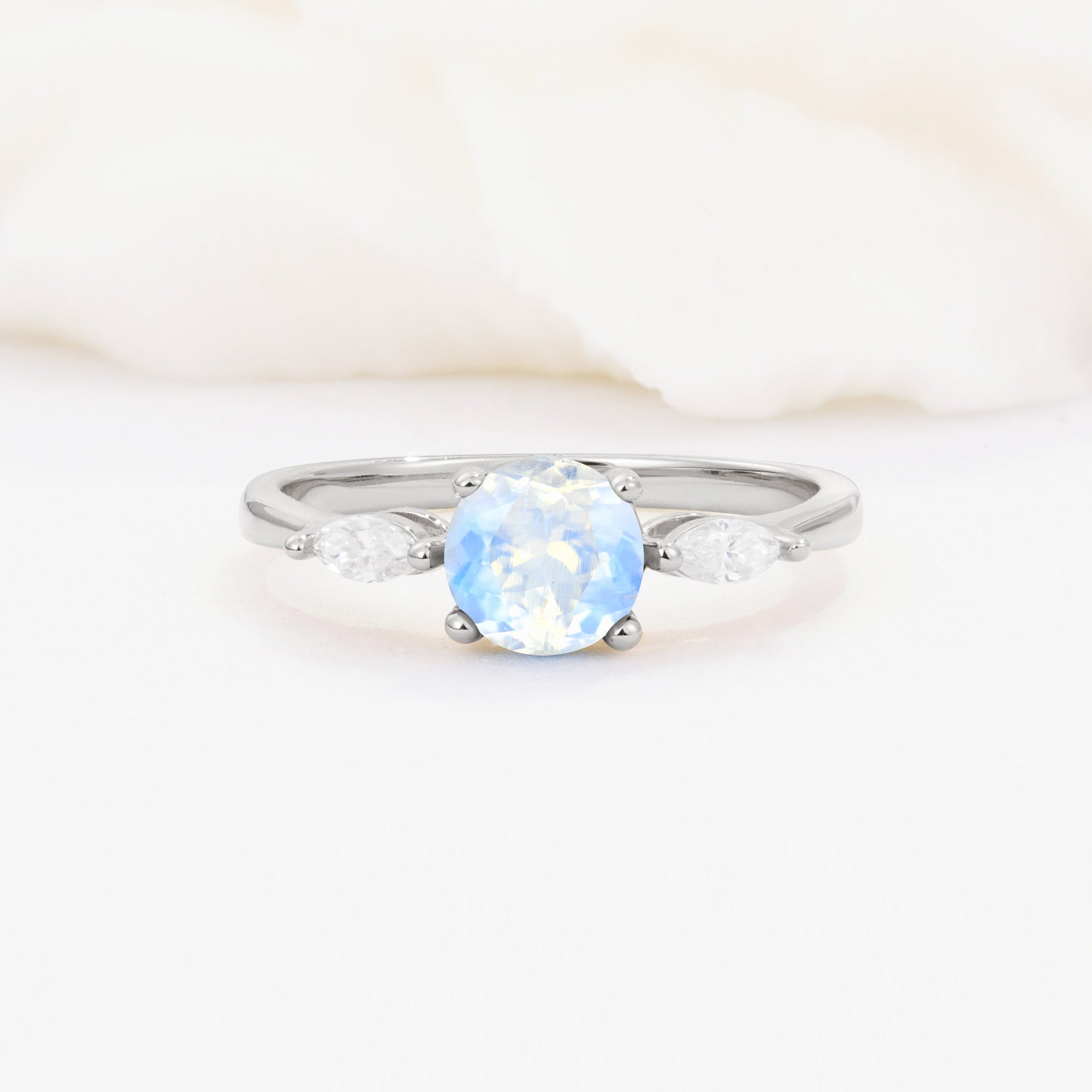 SR10909 Moonstone Ring - Additional view