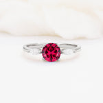 SR10909 Ruby Ring - Additional view