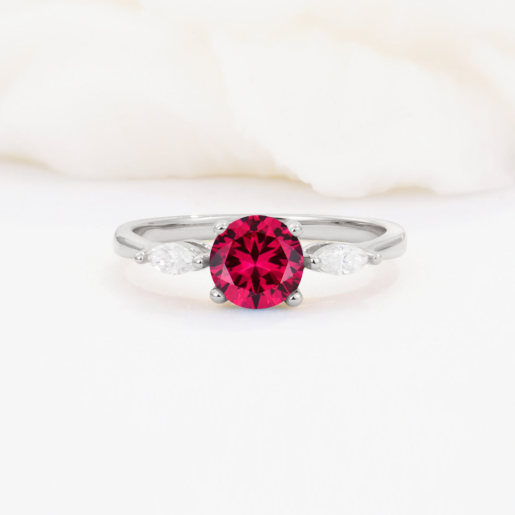 SR10909 Ruby Ring - Additional view